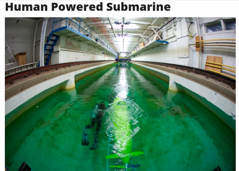 Michigan Human Powered Submarine